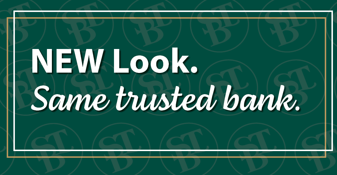 New website look. Same Trusted Bank